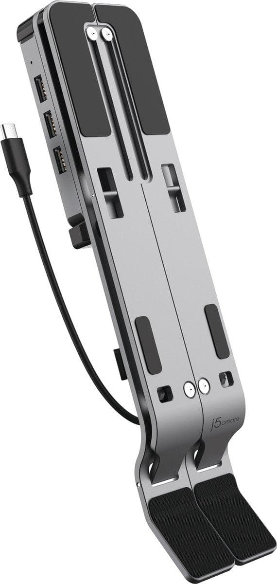 j5create Laptop-standard med USB-hub med 4 porte