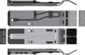 Miniatyrbillede 8 af 9: j5create Laptop-standard med USB-hub med 4 porte