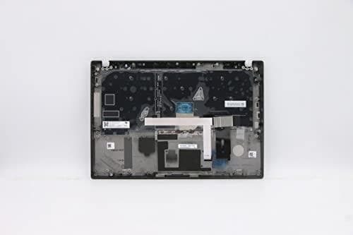 Lenovo Lite-On - Udskiftningstastatur Notebook - baggrundsbelyst - tysk - sort - med topcover - til ThinkPad T14s Gen 1 20T0, 20T1 (5M10Z41386)