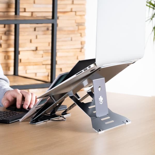 R-Go Tools Riser Document Notebook Stand Svart 55,9 cm (22") (RGORIDOCBL)