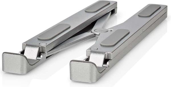 Nedis Notebook Stand - Antal blæsere: 1 - Drevet af USB - Antal vinkler: 2 - 17" - 1500 rpm - LED (NBSTND100SI)