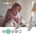 Miniatyrbillede 9 af 11: Nedis Notebook Stand - Antal blæsere: 1 - Drevet af USB - Antal vinkler: 2 - 17" - 1500 rpm - LED (NBSTND100SI)