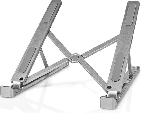 Nedis Notebook Stand - Antal blæsere: 1 - Drevet af USB - Antal vinkler: 2 - 17" - 1500 rpm - LED (NBSTND100SI)
