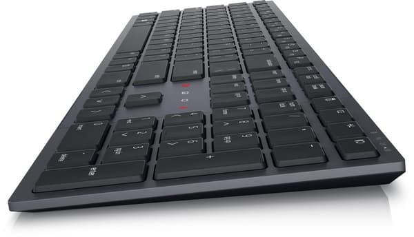 Dell Premier KB900 - Tangentbord - Samarbete - Bakgrundsbelysning - Trådlöst - 2,4 GHz, Bluetooth 5.1 - QWERTZ - Tyska - Grafit - med 3 års Advanced E