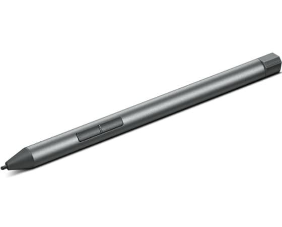 Lenovo Digital Pen 2 - Aktiivinen kynä - aktiivinen sähköstaattinen - 2 painiketta - harmaa - ruskea laatikko - IdeaPad Flex 5 14ALC7, 5 14IAU7, 5 16A