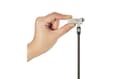 Miniatyrbild 3 av 7: Kensington Slim NanoSaver 2.0 bärbar datorlås med nyckel - Säkerhetskabellås - 1,8 m