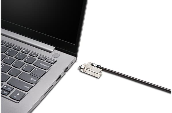 Kensington Slim NanoSaver 2.0 bärbar datorlås med nyckel - Säkerhetskabellås - 1,8 m