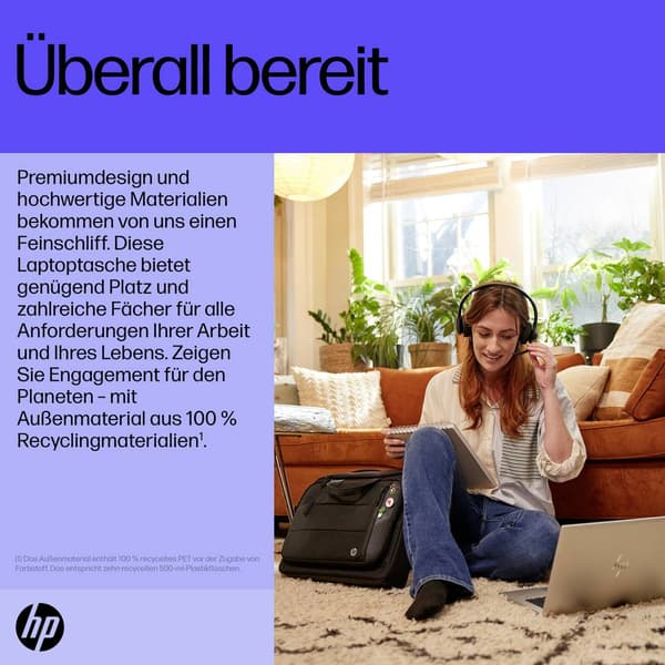 HP Datorväska Renew Executive 16-inch Laptop Bag Passar max.: 40,6 cm (16) Svart