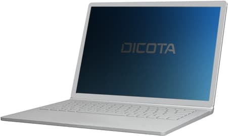 DICOTA - Privatlivsfilter til notebook - 4-vejs - aftagelig - klæbende - 35,6 cm widescreen (14" widescreen) - sort Transparent