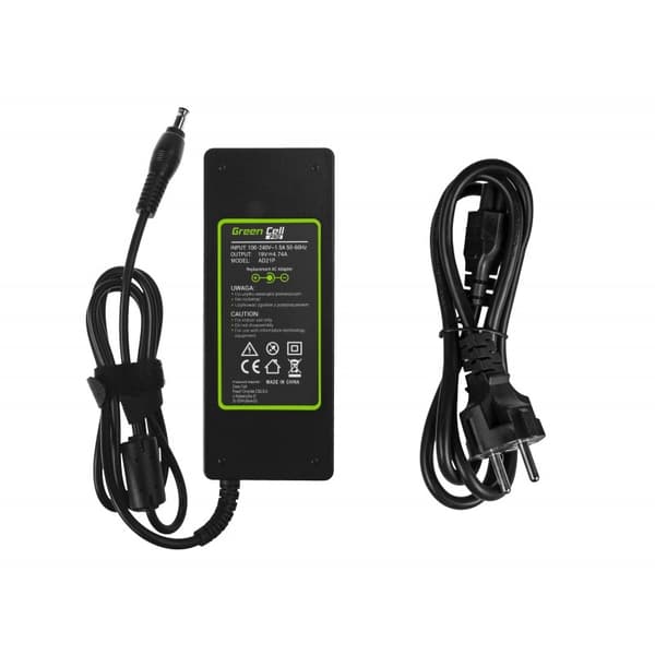 Green Cell AD21P strömadapter/växelriktare Inomhus 90 W Svart
