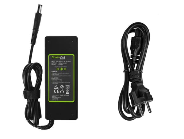 Green Cell AD07AP oplader AC-adapter til Dell 19.5V 3.34A 65W / 7.4mm-5.0mm