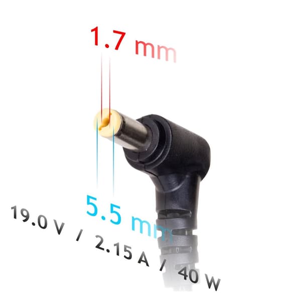 Akyga AK-ND-47 nätadapter/växelriktare Inomhus 40 W Svart