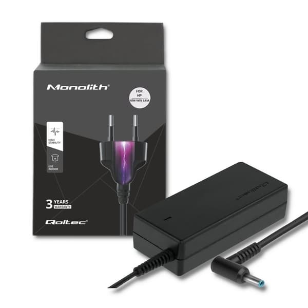 Qoltec 50051.65W.HP strömadapter/växelriktare Indoor Black