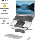 Miniatyrbillede 6 af 7: Fellowes Breyta Laptop Stand - Hvid