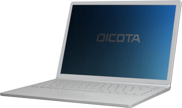 DICOTA - Privatlivsfilter til notebook - 2-vejs - aftagelig - selvklæbende - 35,6 cm widescreen (14" Sort