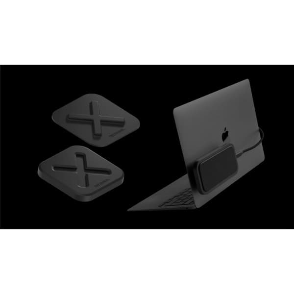 Deltahub HoldX magnetbeslag, sort