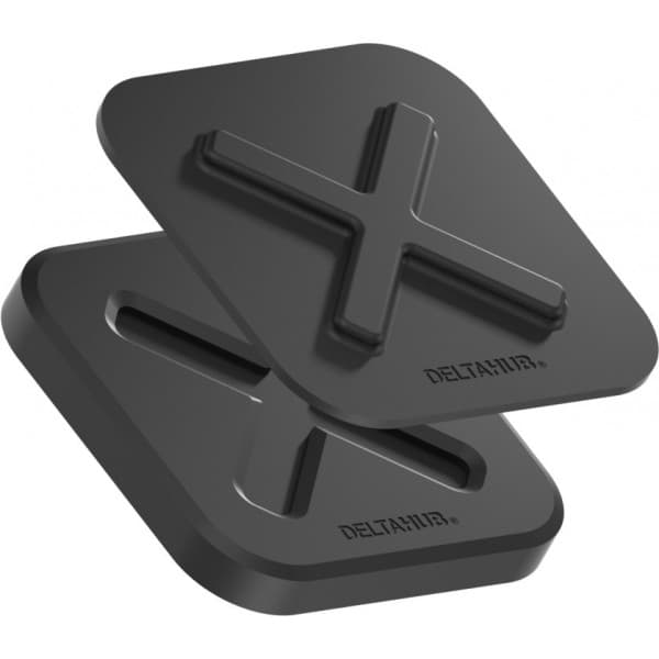 Deltahub HoldX magnetbeslag, sort