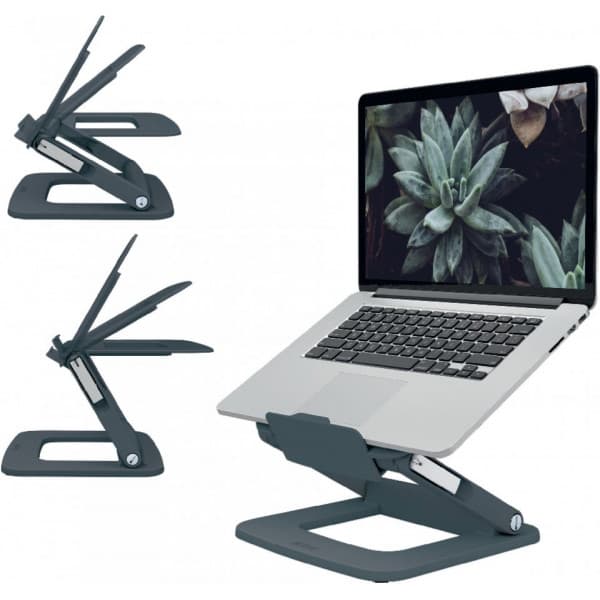 Leitz Ergo bærbar computerstand, grå