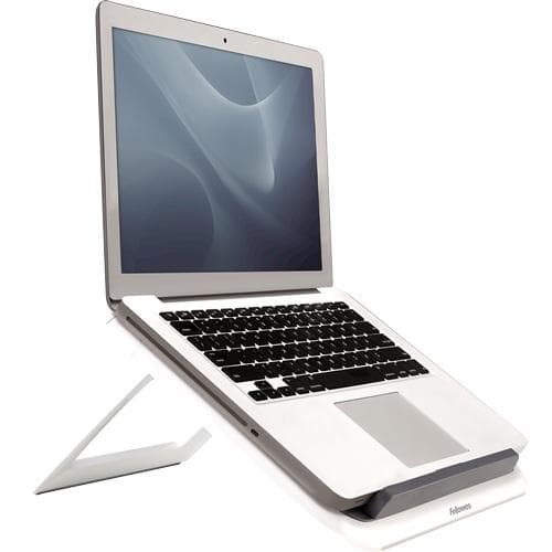 Fellowes laptop stativ I-Spire Quick Lift - 17 tommer - hvid Grå, Hvid