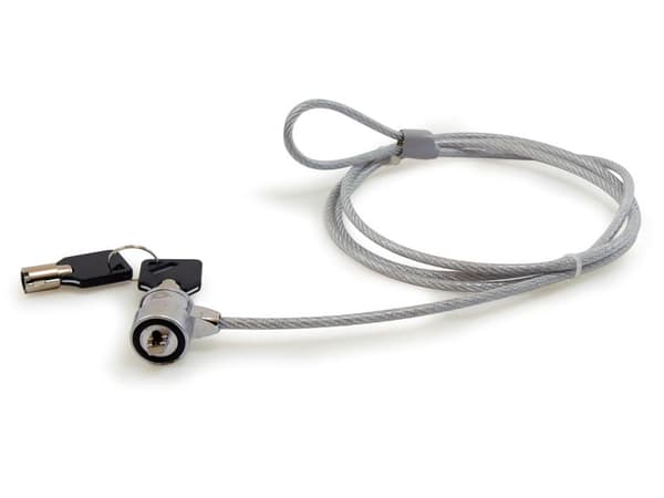 Conceptronic CNBSLOCK15 kabellås Sølv 1,5 m