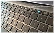 Toshiba - erstatningstastatur notebook - baggrundsbelyst - sort