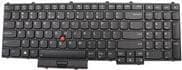 Lenovo Chicony - korvaava näppäimistökannettava - ohjauspisteellä - taustavalaistu - QWERTY - USA International - FRU, CRU - Taso 2 - ThinkPad P51 20H