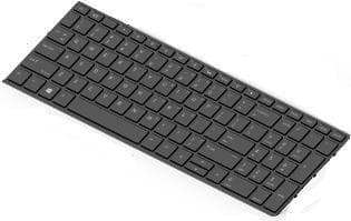HP Premium - erstatningstastatur notebook - baggrundsbelyst - Frankrig - til ProBook 450 G5 (L01027-051)