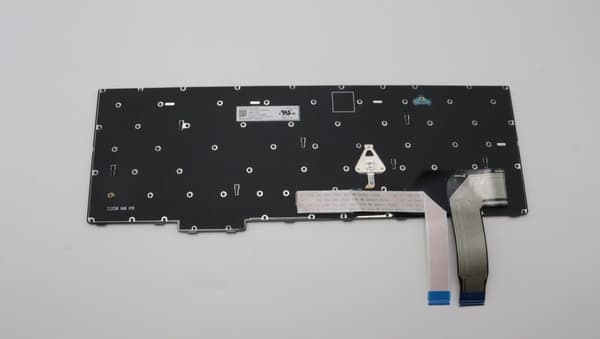 Lenovo Lite-On - vaihtonäppäimistö - taustavalo - saksalainen - musta - ThinkPad L15 Gen 3, P16s Gen 1, T16 Gen 1 (5N21D93697)