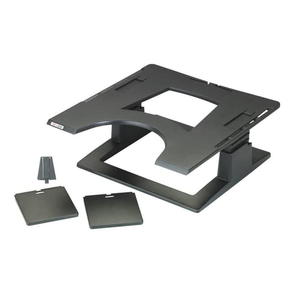 3M Justerbar Notebook Riser LX500 - Notebookplattform - Svart (FT510091687)