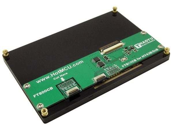 LCD-skärm 5"" 480x272 med pekskärmskontroll SPI-kontroller FT800