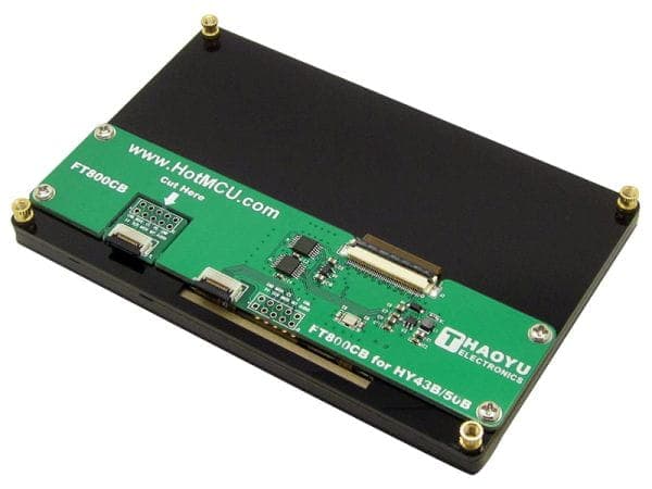 LCD-skärm 5"" 480x272 med pekskärmskontroll SPI-kontroller FT800