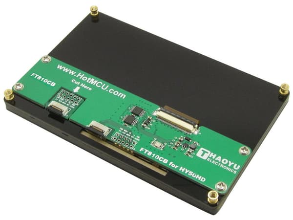 5" 800x480 FT810 IPS LCD-skärm med SPI-resistiv pekskärm