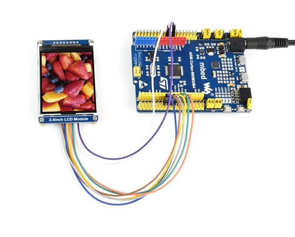 LCD-skärm 2,4" 320x240 RGB SPI