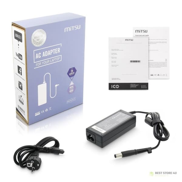 MITSU STRØMFORSYNING 18,5V 3,5A (7,4X5,0 PIN) - HP, COMPAQ