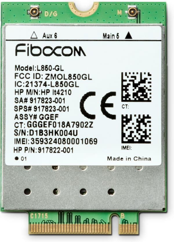 HP XMMT 7360 LTE WWAN ALL, 3FB01AA