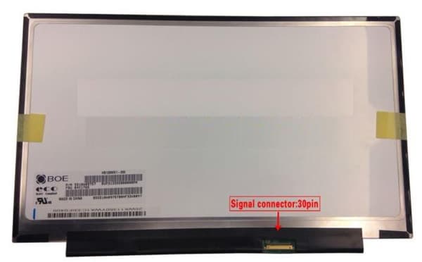 CoreParts LCD-matrix 12,5" mat 1366 x 768 30-bens