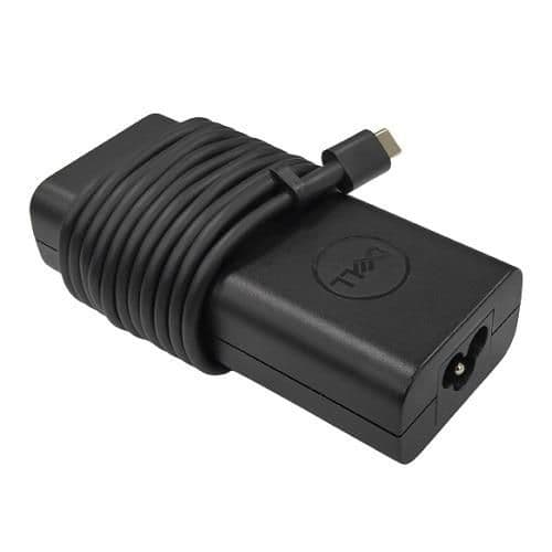 DELL 65-watt USB-C strømadapter - Storbritannien, 7KXWY Sort