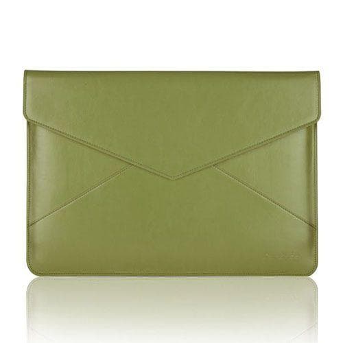Air Mail (Grøn) 11'' Læder Taske til Tablets