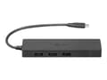 Miniatyrbild 2 av 5: i-Tec USB C Slim 3-port HUB with Gigabit Ethernet adapter - Hubb - 3 x SuperSpeed USB 3.0 + 1 x 10/100/1000 - skrivbordsmodell