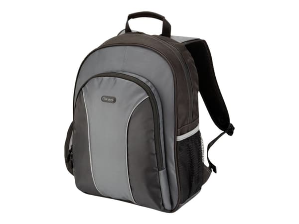 Targus Essential - Kannettavan tietokoneen reppu - 15.4" - 16" - harmaa, musta