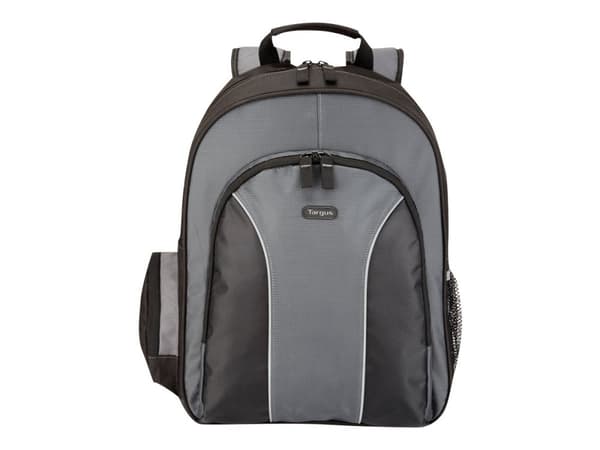 Targus Essential - Kannettavan tietokoneen reppu - 15.4" - 16" - harmaa, musta