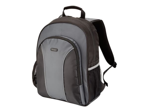 Targus Essential - Kannettavan tietokoneen reppu - 15.4" - 16" - harmaa, musta