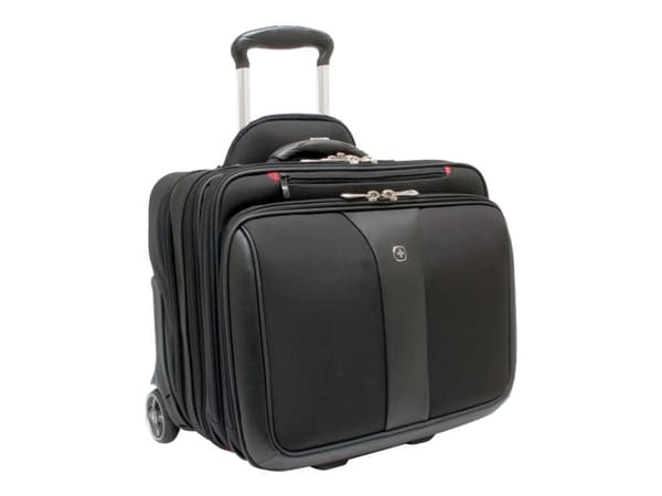 WENGER PATRIOT Comp-U-Roller - Notebookbæreveske - 17" - svart - med 15.4" Laptop Case