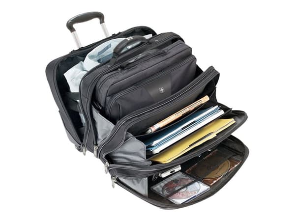 WENGER PATRIOT Comp-U-Roller - Notebookbæreveske - 17" - svart - med 15.4" Laptop Case