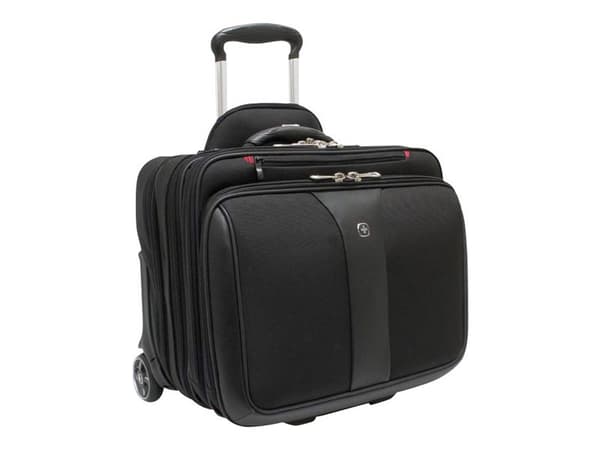 WENGER PATRIOT Comp-U-Roller - Notebookbæreveske - 17" - svart - med 15.4" Laptop Case