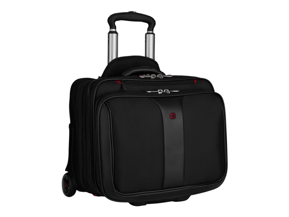 WENGER PATRIOT Comp-U-Roller - Notebook-väska - 17" - svart - med 15.4" Laptop Case