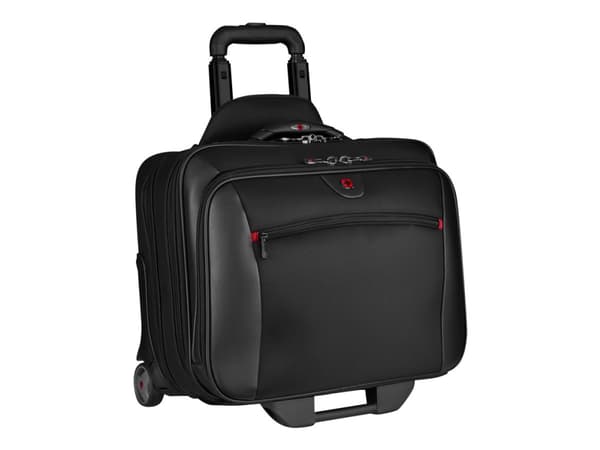 Wenger POTOMAC 2-Piece Business Set with Comp-U-Roller - Notebookbæreveske - 17" - svart - med 15.4" Laptop Case