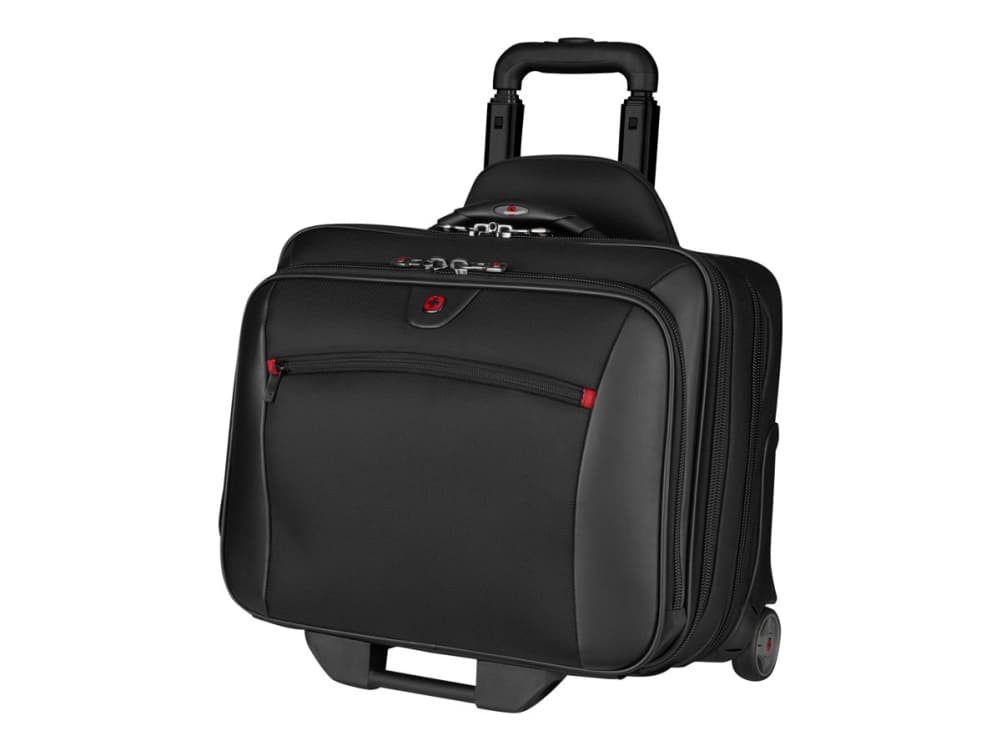 Wenger POTOMAC 2-Piece Business Set with Comp-U-Roller - Notebook-väska - 17" - svart - med 15.4" Laptop Case