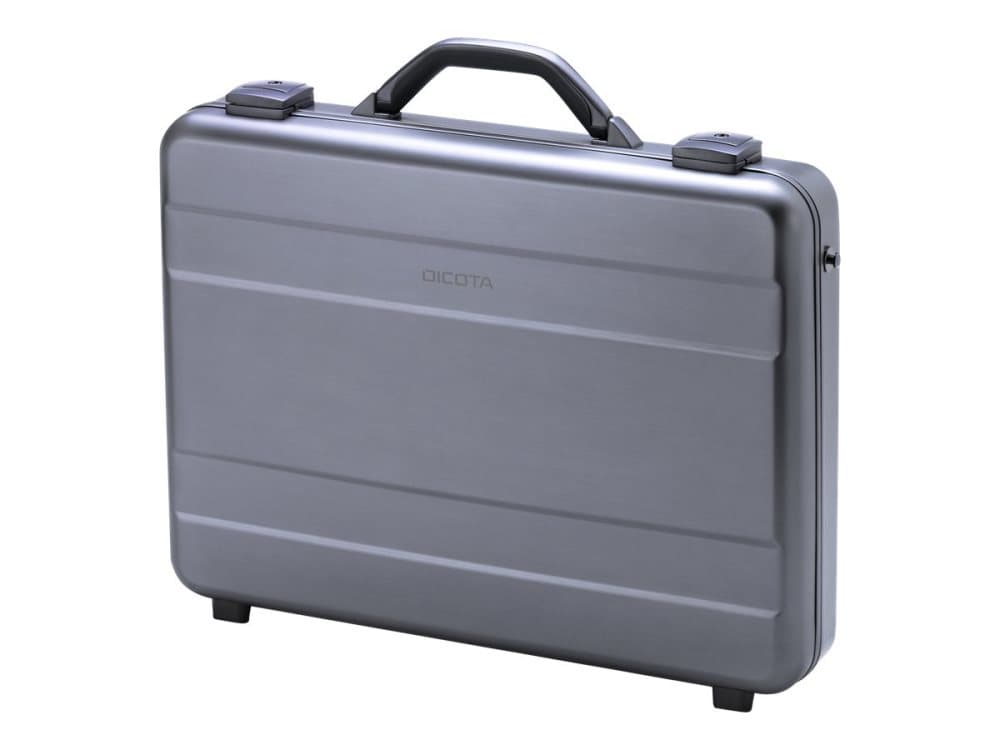 Dicota Alu Briefcase 17.3 - Bæretaske till notebook - 17.3" - grå