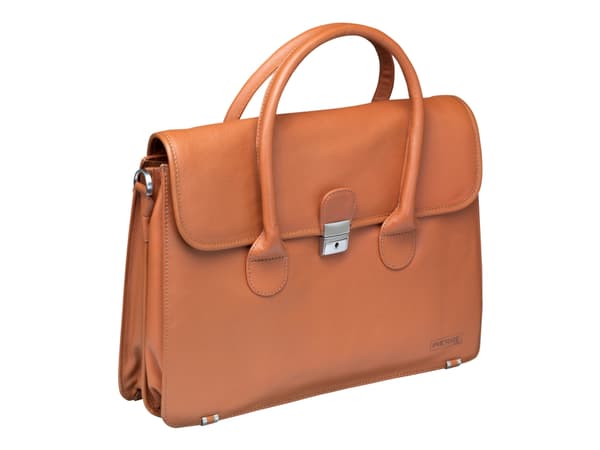 Pierre by Elba New Classic Ladybag - Bæretaske til notebook - 15" - luonnonruskea